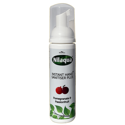 Alcohol Free Foaming Hand Sanitiser - 55ml - Pomegranate and Passion Fruit - Nilaqua