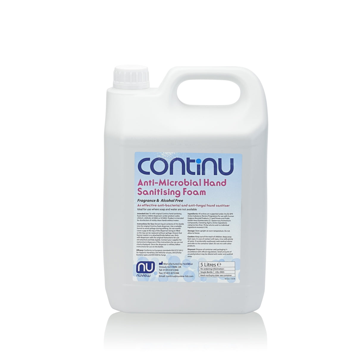 Continu 5 Anti-Microbial Soap - 5L REFILL x 1 - Continu