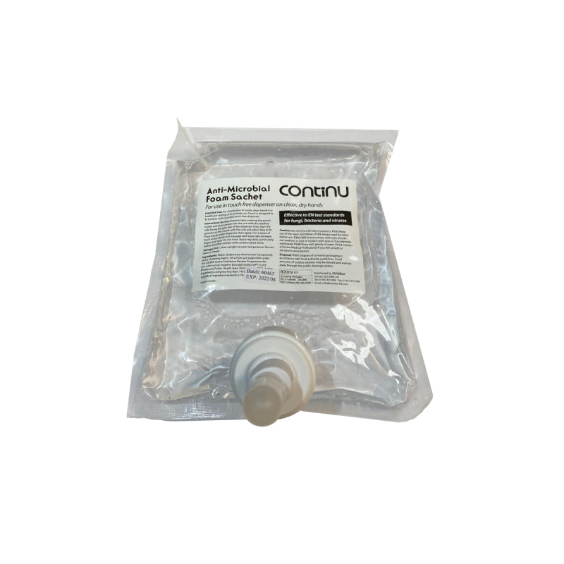 Continu Anti-Microbial Hand Foam Pouch 800ml x 1 - Continu