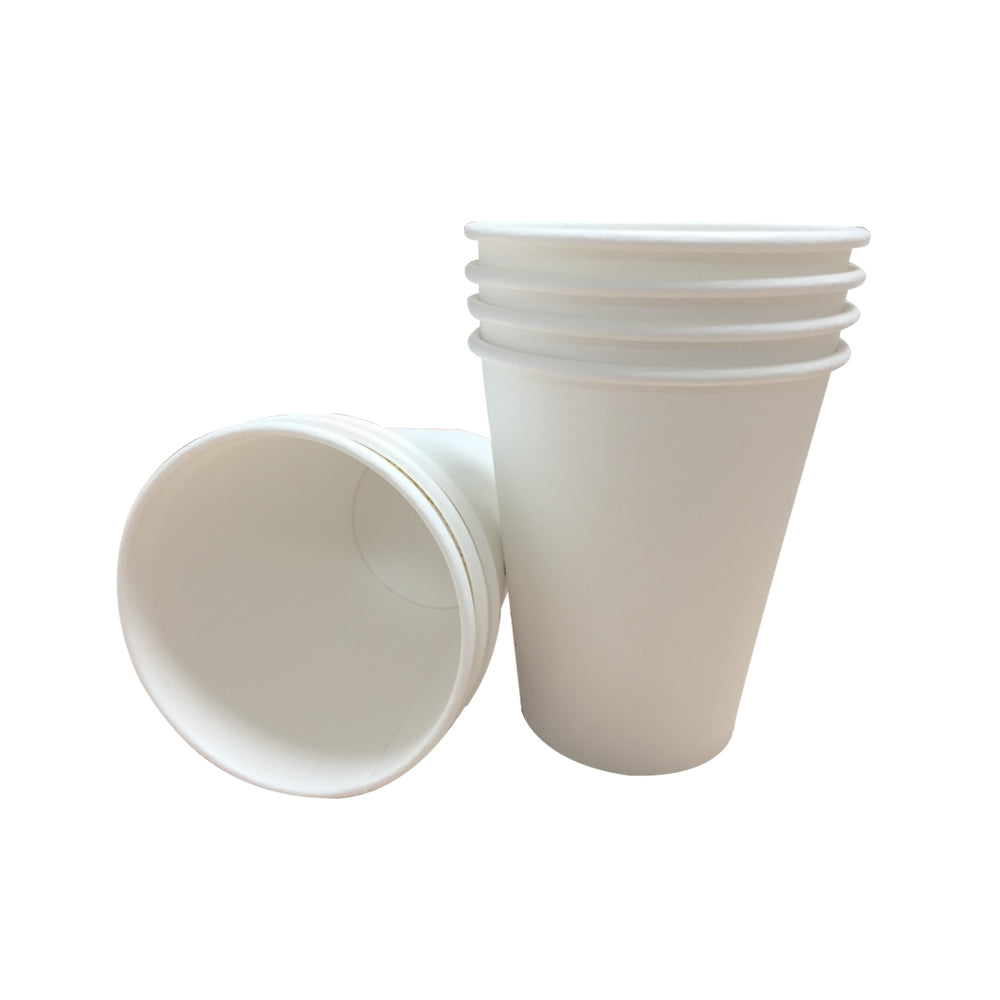 8oz Belgravia White Paper Cups Pack of 1000 - Discontinued