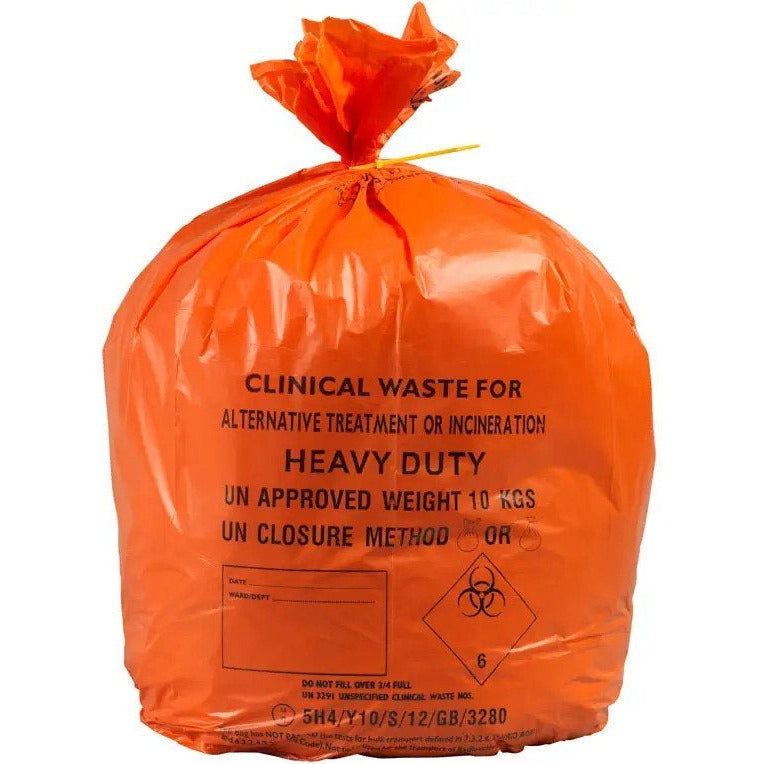 Bulk Carriage Bag - Orange - Large 90L - Roll of 10 - GV Health