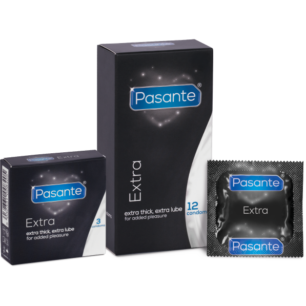 Pasante Extra Safe (Thick condoms)  - 12 pack - Pasante