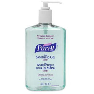 Purell Hand Sanitising Gel 350ml Pump VF481 Single