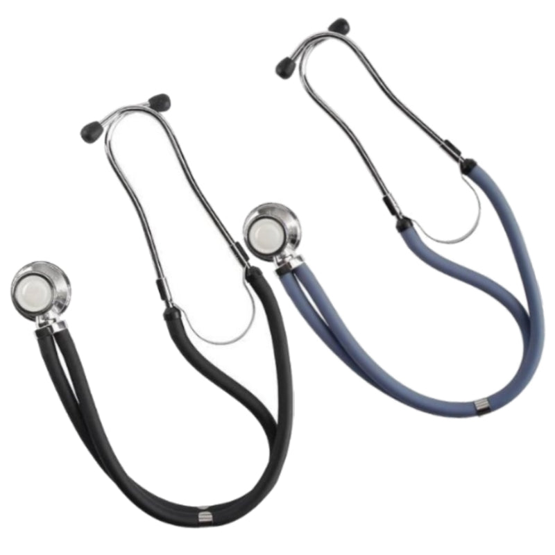 Riester Ri-Rap Double Tube 40cm Stethoscope - Blue - Chrome Plated - Riester