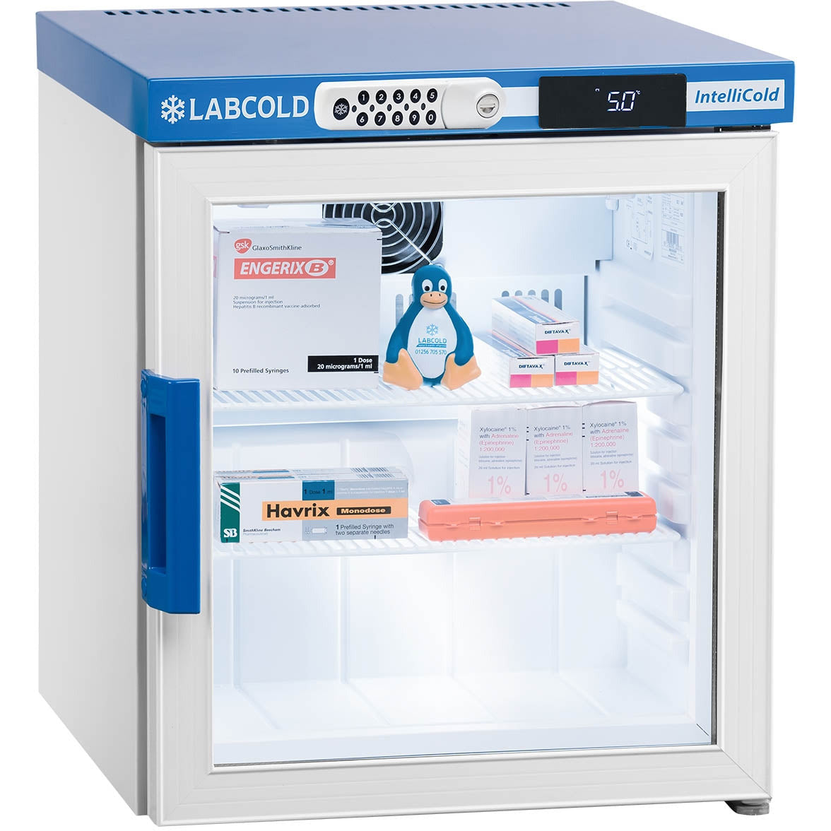 Labcold RLDG0119 Pharmacy & Vaccine Refrigerator With Digital Lock - 36 Litre - Labcold