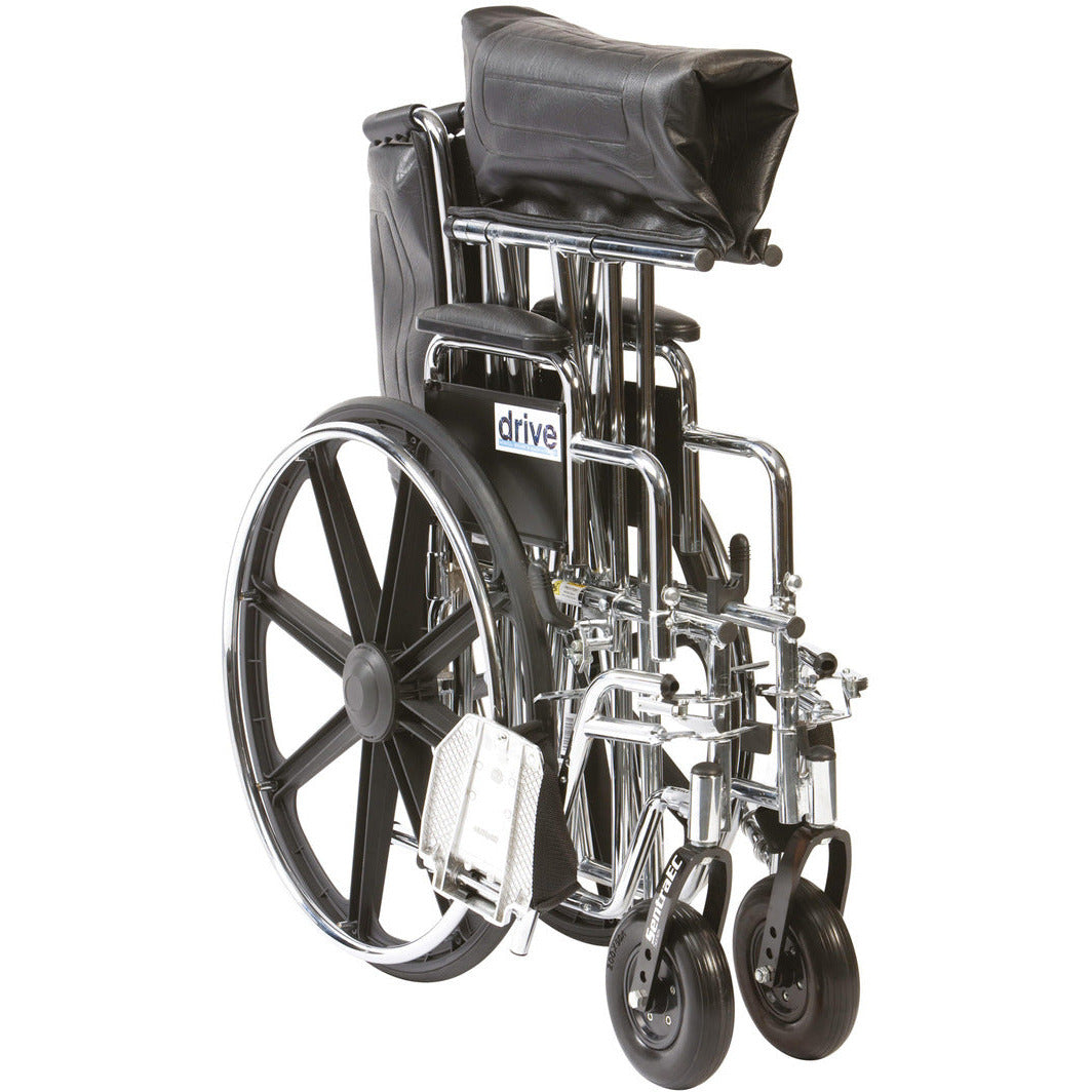 20" Sentra EC Wheelchair with Footrests - Drive Medical