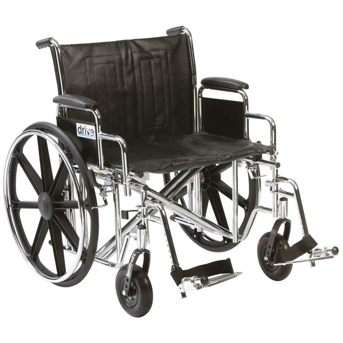 20" Sentra EC Wheelchair with Footrests - Drive Medical