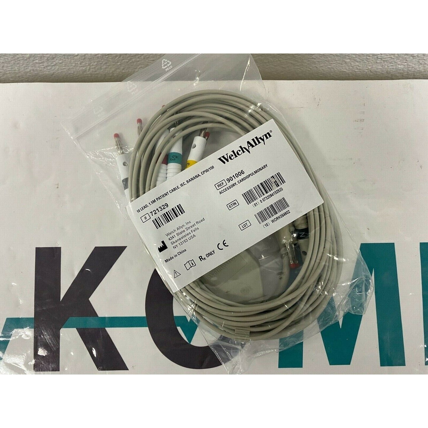 Welch Allyn CP50 & CP150 10-lead Patient Cable 1.5m - Welch Allyn