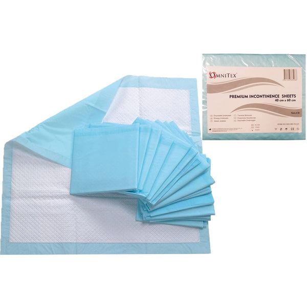 Incontinence Chair Pads / Inco Sheets 40 x 60cm - Pack of 25 [600ML AB ...