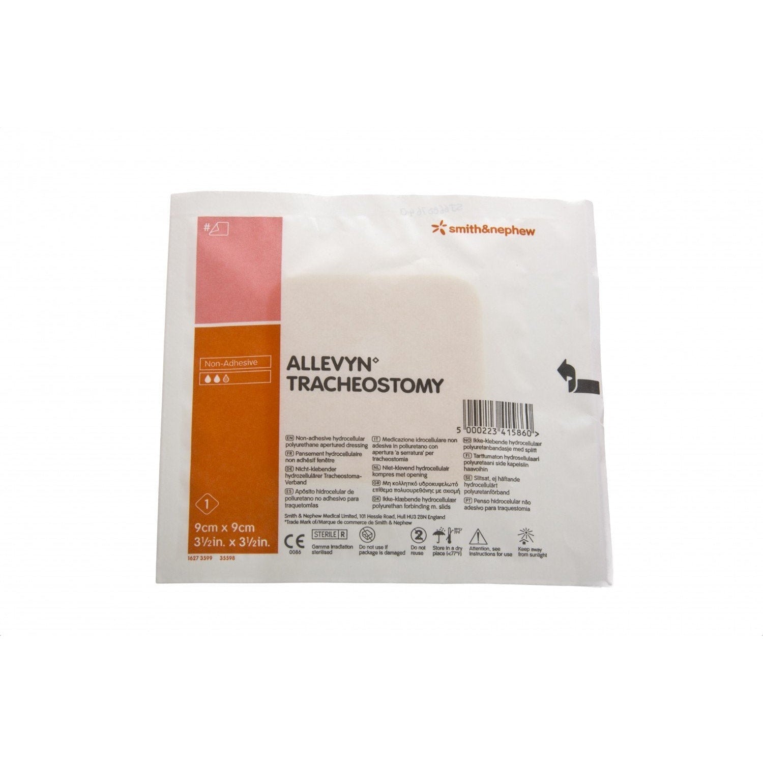 Allevyn Non-adhesive Foam Dressing 9 x 9cm 1 x 10 - Smith & Nephew