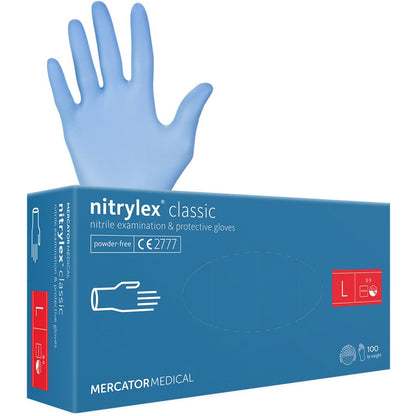 Nitrile Gloves Medical Grade Cat III PPE - Box Of 100 - 