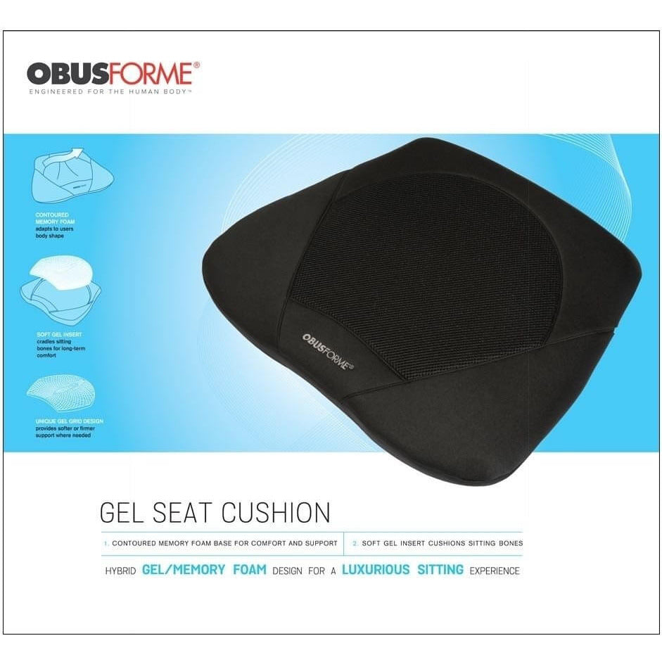 Obusforme - Gel seat - 12.5" c 1.25" x 14" - Splicecast