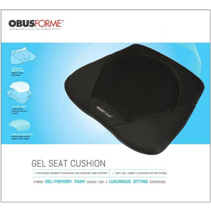 Obusforme - Gel seat - 12.5" c 1.25" x 14" - Splicecast