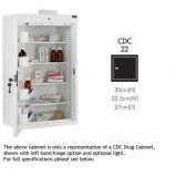 Sunflower CDC22 Cabinet with 1 shelf/1 tray/1 door with Light