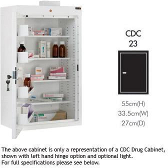 Sunflower CDC23 Cabinet with 2 shelves/2 trays/1 door