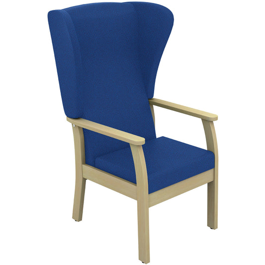 Sunflower Atlas High-Back Patient Chair with Wings - Intervene Upholstery