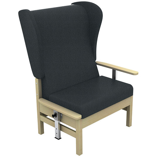 Sunflower Atlas Bariatric Patient Chair with Wings and Drop Arms - Intervene Upholstery