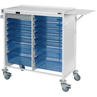 Sunflower Vista 180 Action Station Trolley - 10 Single, 4 Double Trays - 