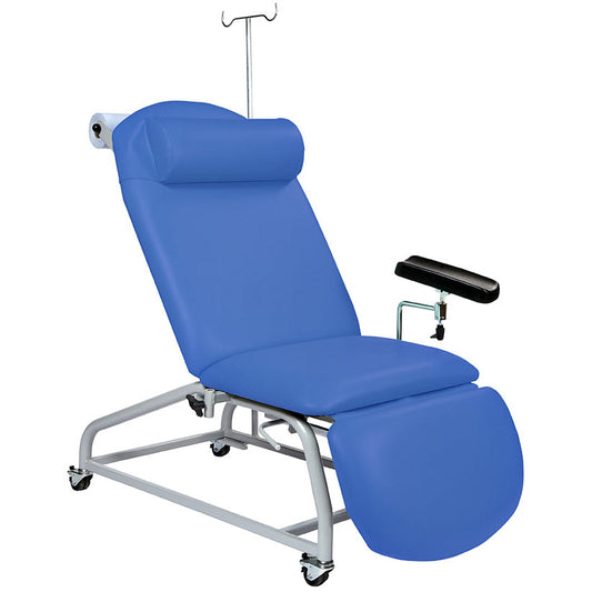 Sunflower Fixed Height Phlebotomy Chair with Four Locking Castors - 