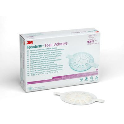 3M Tegaderm™ High Performance Foam Adhesive Dressing - 10 x 10cm - Oval - Box of 10 - 3M