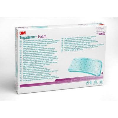 3M Tegaderm™ High Performance Foam Non-Adhesive Dressing - 10 x 20cm - Box of 5 - 3M