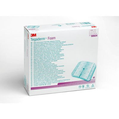 3M Tegaderm™ High Performance Foam Non-Adhesive Dressing - 8.8 x 8.8cm - Box of 10 - 3M