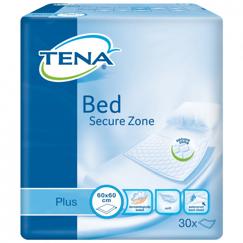 Tena Bed Plus 60 x 60cm - 60g - 30 Pack - Tena