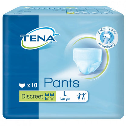 Tena Pants Discrete Large - 10 Pack - Tena