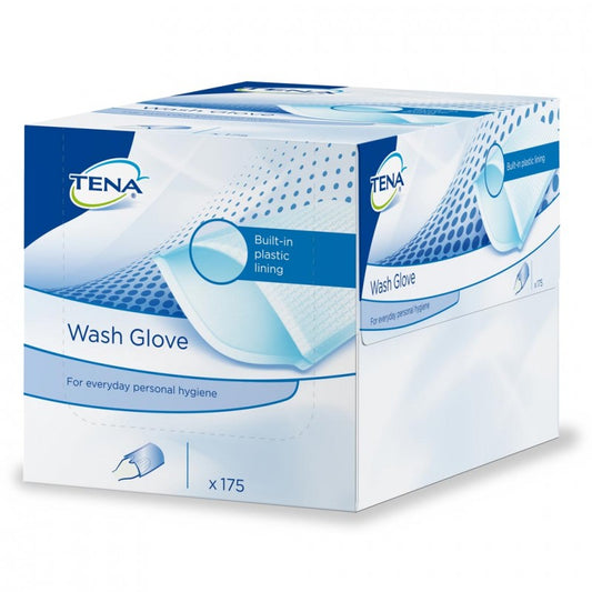 Tena Wash Glove - 175 Pack - Tena