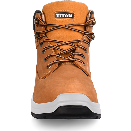 Titan - HOLTON Steel Toe Shoes - HONEY Nubuck - 