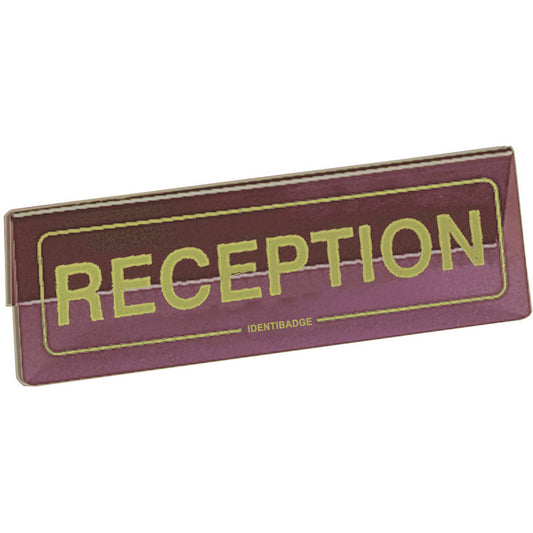 Reception Desk Sign - Identibadge