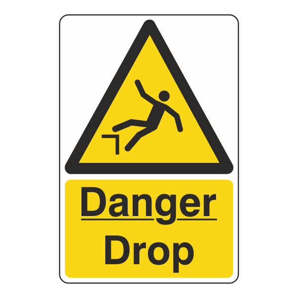 Danger Drop Sign - Medisigns