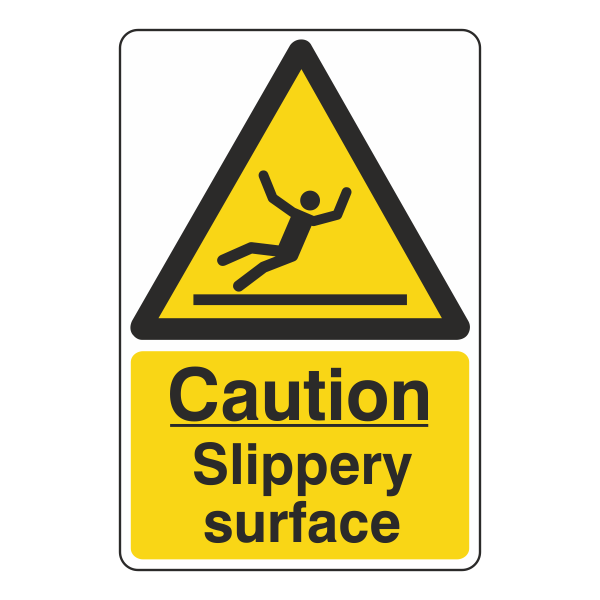 Caution Slippery Surface Sign – Medisave UK