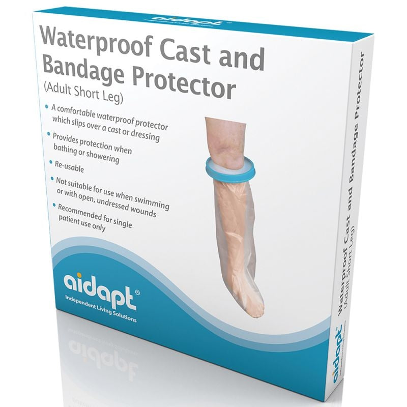 Waterproof Cast and Bandage Protector Adult Short Leg - Care Shop