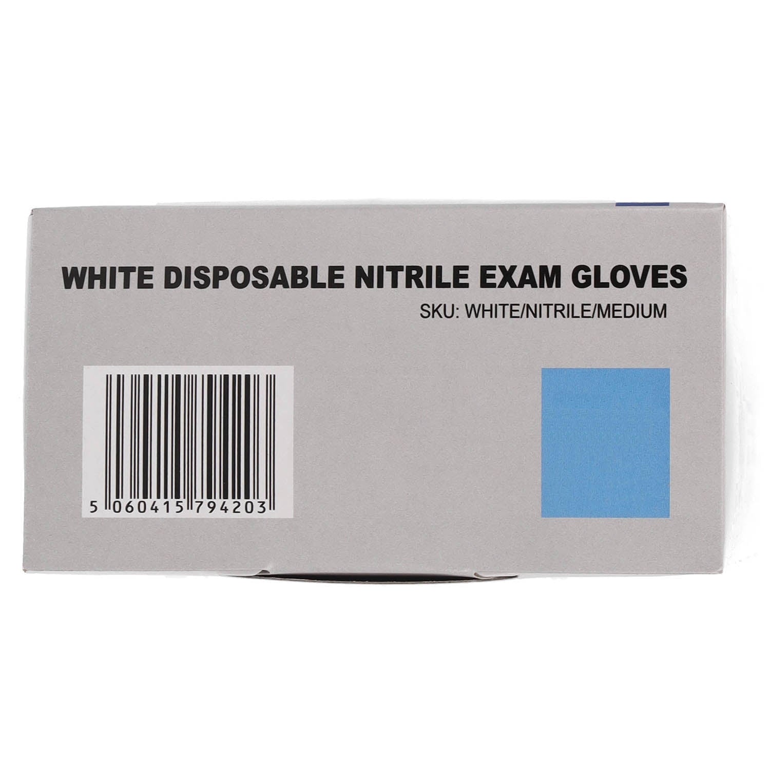 White Nitrile Gloves Medical Grade Cat III PPE Medium x 100 - MediPro