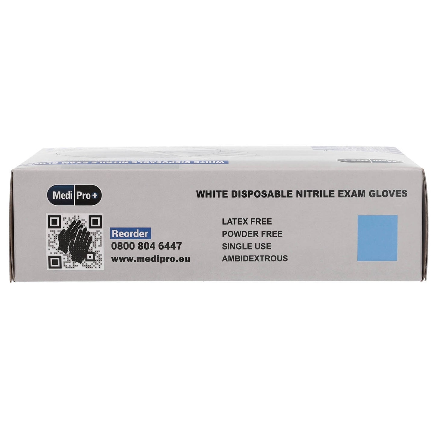 White Nitrile Gloves Medical Grade Cat III PPE Medium x 100 - MediPro