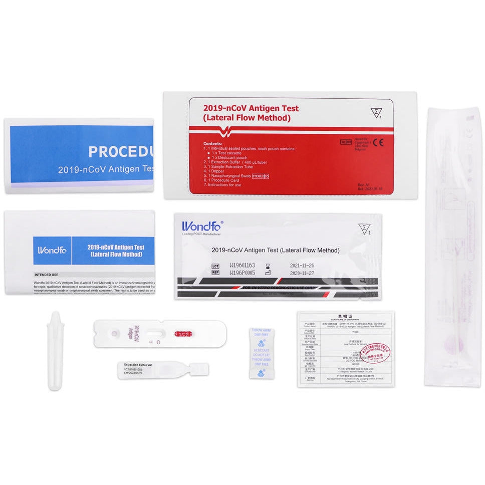 Wondfo COVID Home Test Kit (Single Test Kit) - Wondfo