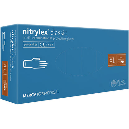 Nitrile Gloves Medical Grade Cat III PPE - Box Of 100 - 