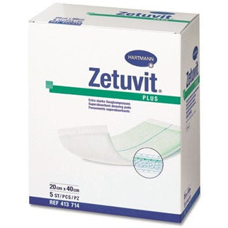 Zetuvit Plus 10cm x 10cm - Non Adhesive x 10 - Hartmann